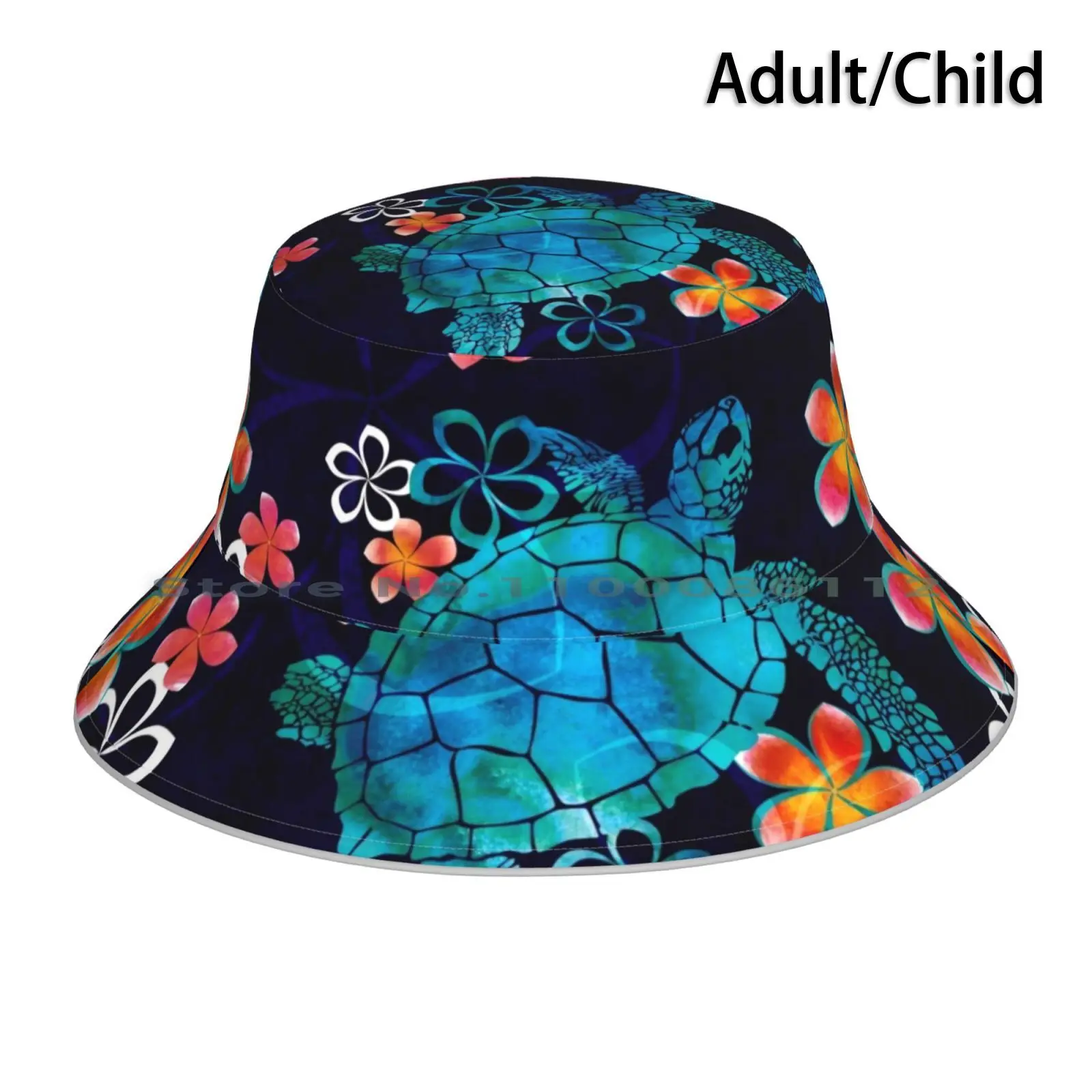 

Морская черепаха с цветами, Панама, Солнцезащитная шапка, черепаха, Гавайская морская черепаха, животные, цветы, акварель, синий, зеленый, розовый, тропический Океанский пляж