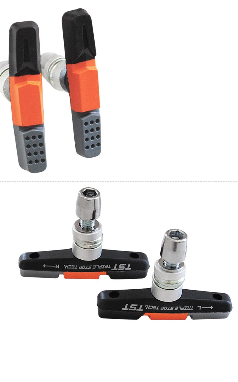 BRAKCO 1 пара велосипедные тормозные колодки для MTB шоссейного велосипеда V-Brake держатель обуви колодки для велоспорта прочные резиновые колодки для складного велосипеда