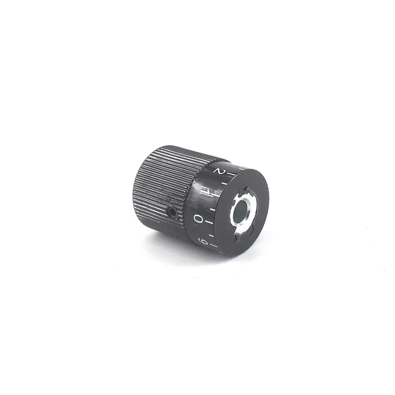 Вращающаяся ручка M6/M8/M10/M12 для точной настройки черная пластиковая машинная