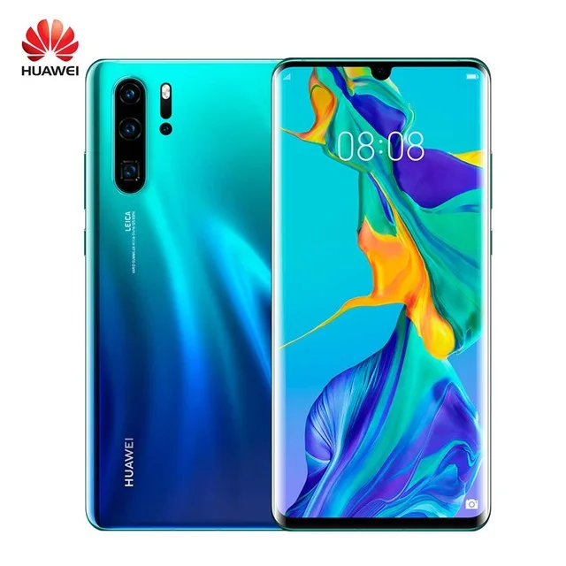 Aurora huawei P30 Pro 8+ 256GB мобильный телефон 6,47 ''полноэкранный OLED Kirin 980 смартфон NFC gps Android 9,1 5 камер - Цвет: Aurora