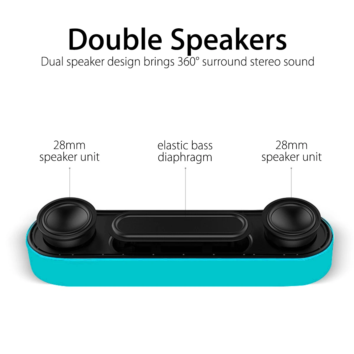 Портативная Мини Беспроводная bluetooth колонка 10 Вт водонепроницаемая уличная