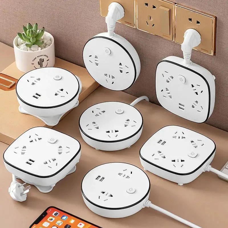 

Can receive socket, multi-function USB Plug Board multi-hole Home Office cable pull connection board one to multi-converter