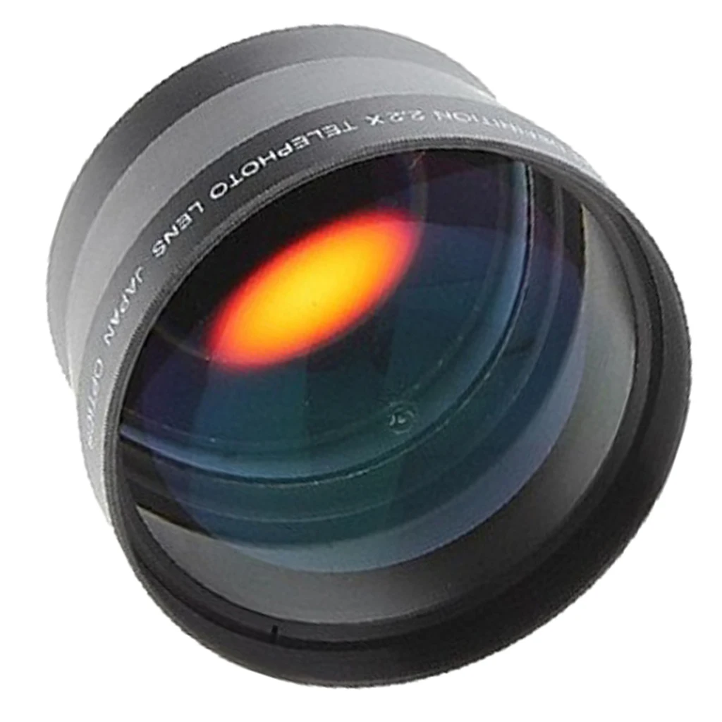 

67mm 2.2x Telephoto Zoom Lens Teleconverter for Digital Camera 18-135mm Universal