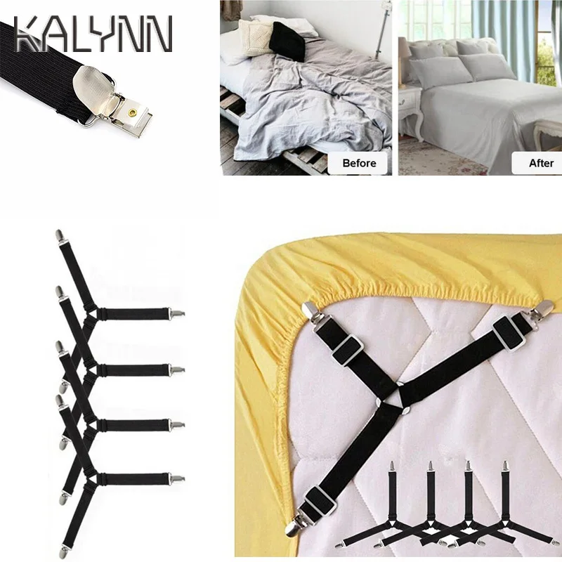 4 шт./компл. зажим для листов застежки матраса в спальню удобный эластичный чехол