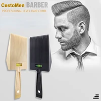 hairdressing level comb mens oil head push cut slope comb european and american flat hair comb