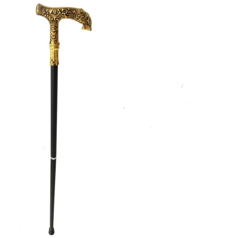2021 трость для ходьбы с головой волка элегантная рук винтажная самообороны | Спорт