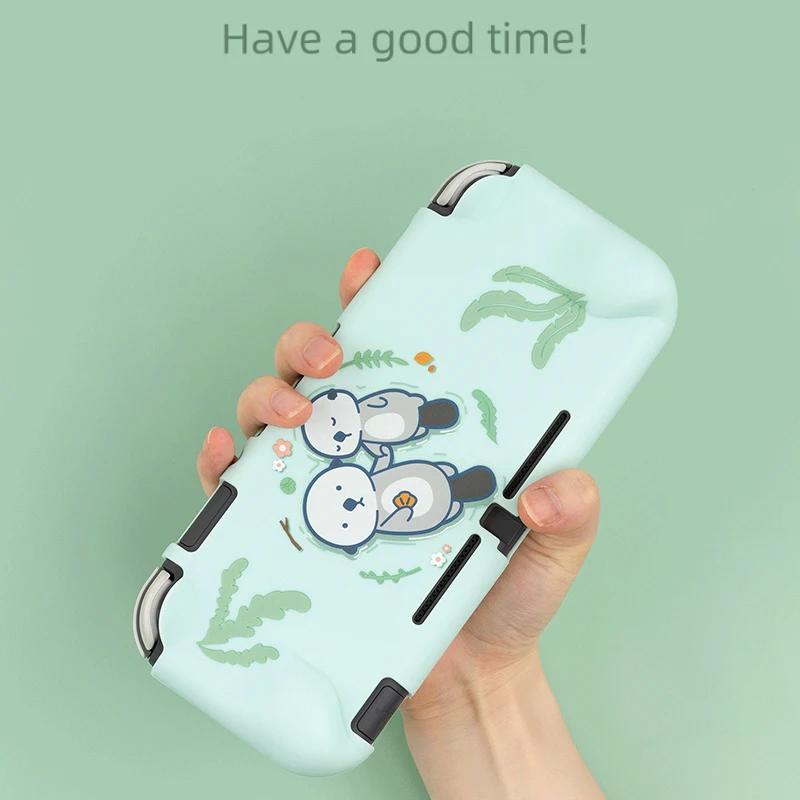 

Cute Cartoon Case For Nintend Switch/ Switch Lite Hard Protective Cover Shiba Inu Sea Otter Shell for NS Lite Accessories