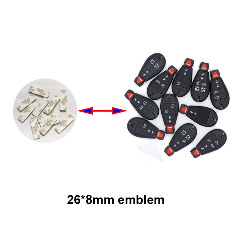 26x8 мм Автомобильный ключ Логотип Наклейка для смарт-карты