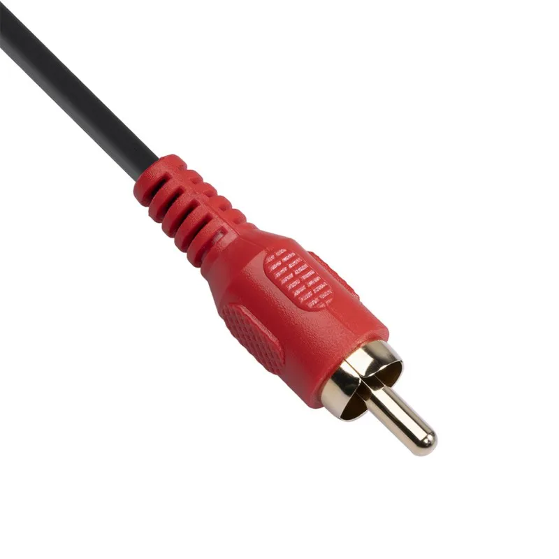 New 3.5mm Double RCA Stereo Sound Frequency Adapter Y Dispenser Cable For DVD TV VCR Speakers Camera Video Audio Cord | Электроника