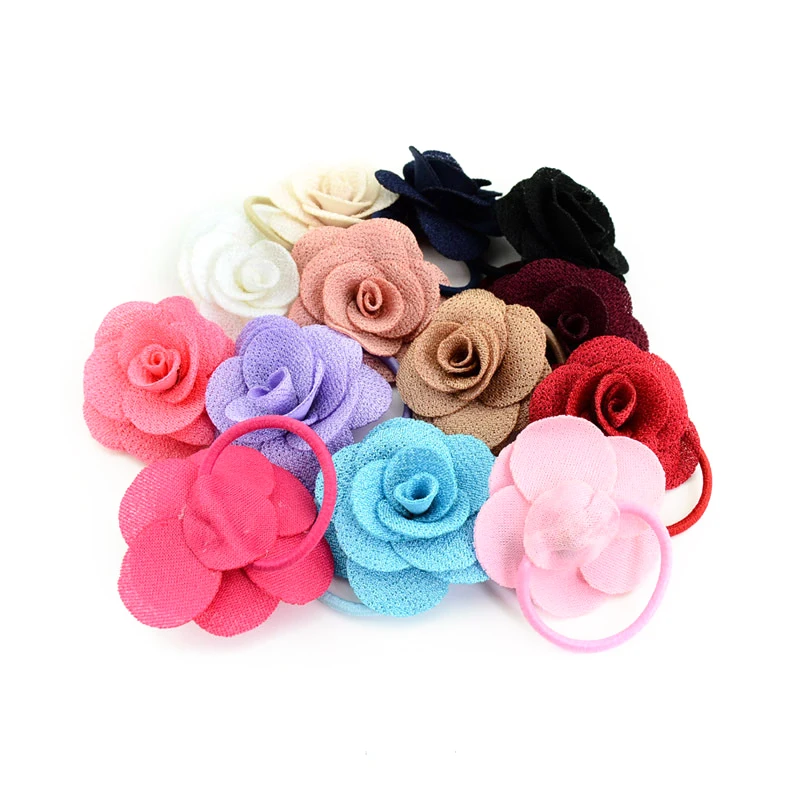 Эластичная повязка для волос в виде милых цветов 13 | Аксессуары одежды