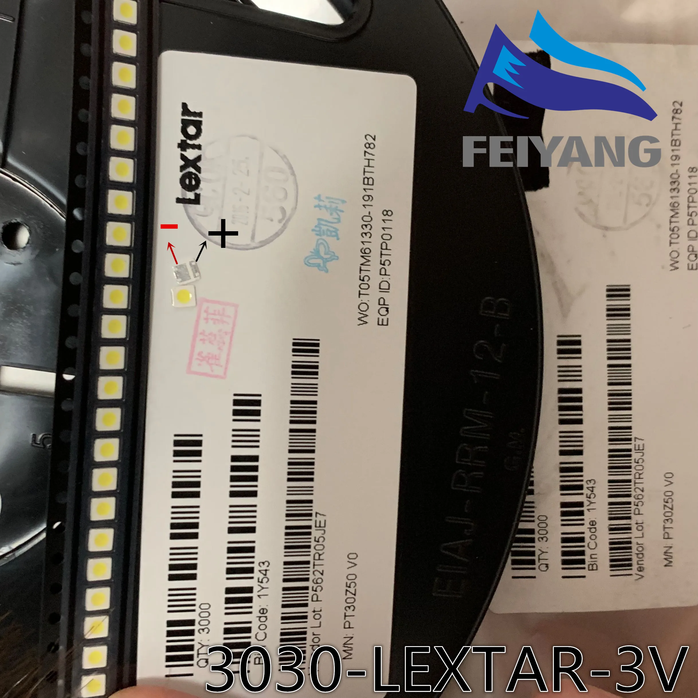 Светодиодная подсветка телевизора Lextar 1 Вт 3 в 2000 холодный белый свет 3030 для PT30A66