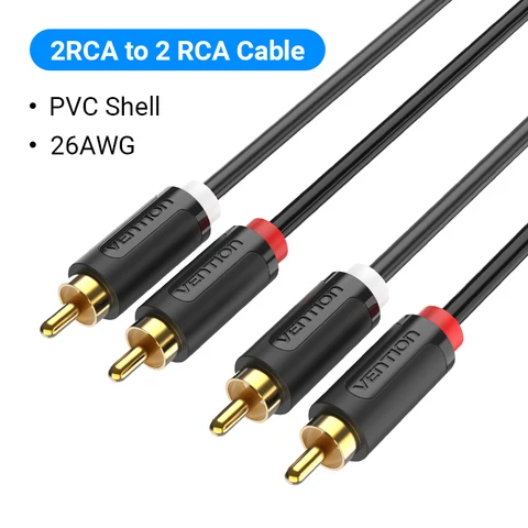 Vention 2RCA аудио кабель 1м/2м