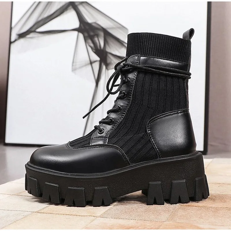 

Real Soft Leather Nude Boots Women's British Style Autumn And Winter 2021 New Casual Women's Shoes Short boots Women Fashion