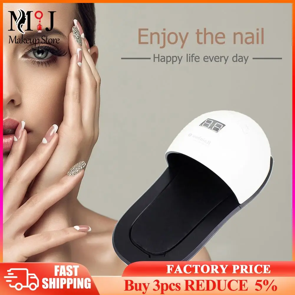 

48W Shoe Style UV Lamp Manicure Phototherapy Lamp Light Nail Feet Toe Finger Gel nail varnish dryer (EU)