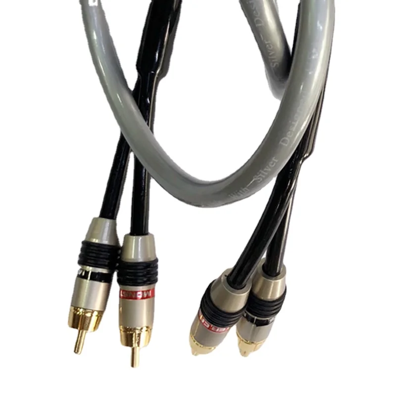 Liton Чистая медь Rca штекер к Hifi аудио кабель | Электроника