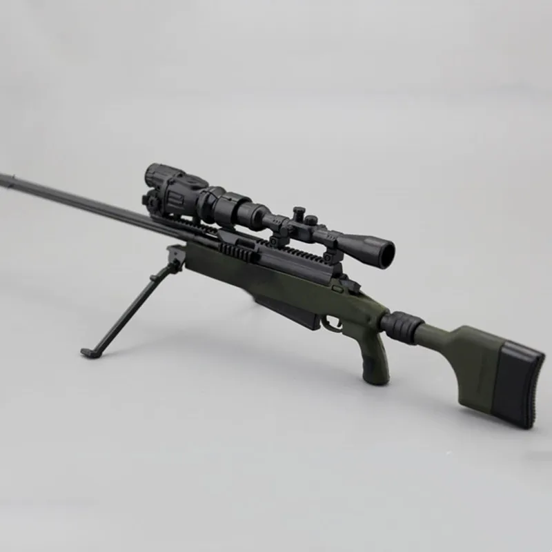 

1:6 TAC-50 снайперская винтовка дальнего действия снайперское оружие-сборка LRSW пластиковая модель солдат игрушечные аксессуары