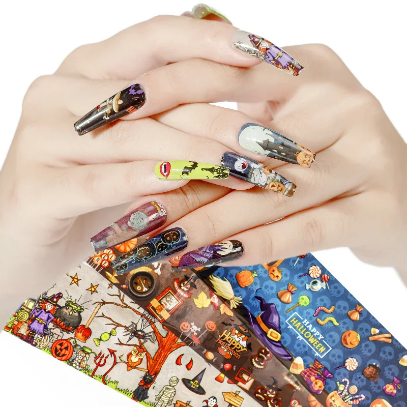 

Фольга для ногтей, мраморная серия, переводная Наклейка для ногтевого дизайна, бумажные мраморные украшения «сделай сам», Рождественское у...