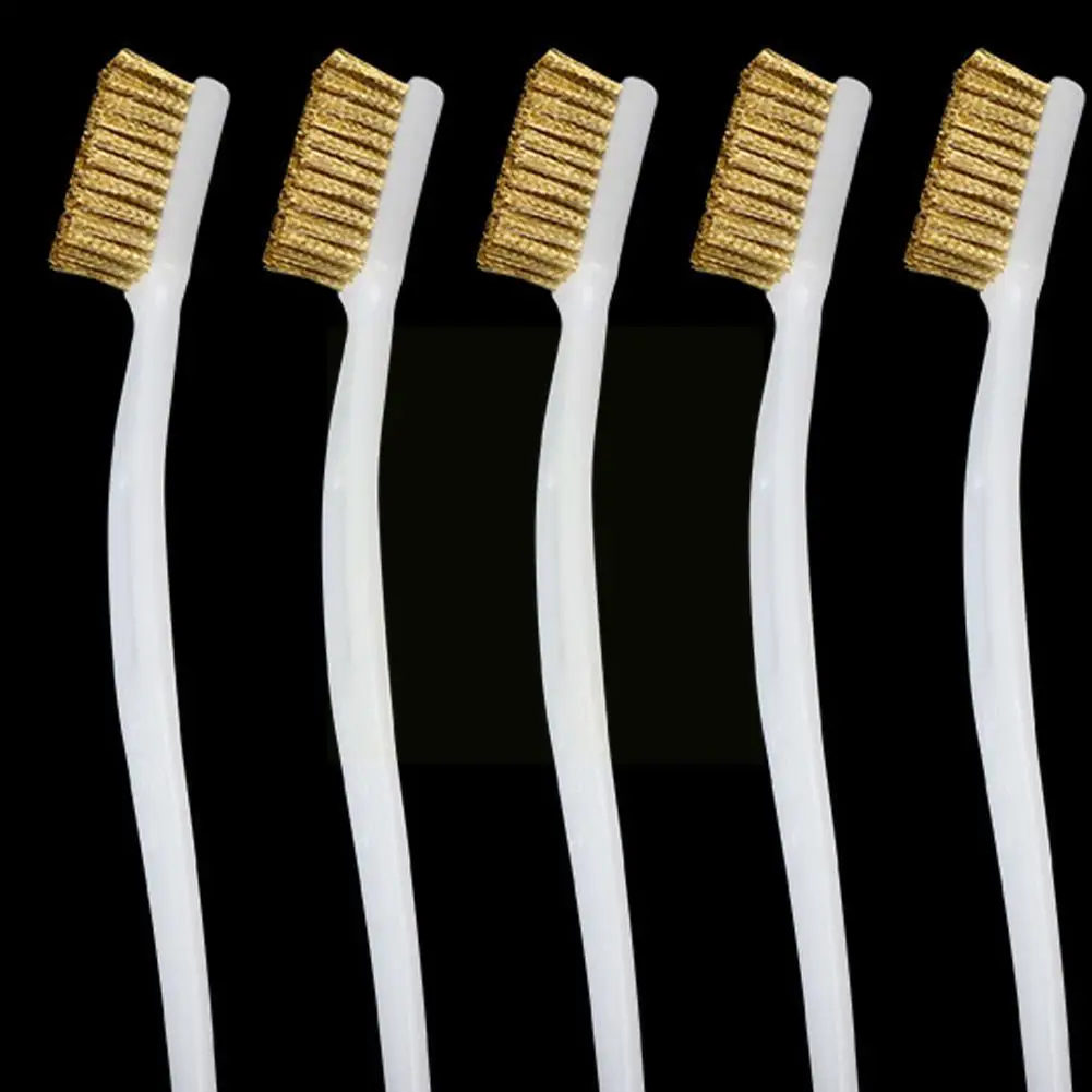 

3d Printer Cleaner Tool Wire Toothbrush Brush Handle For Nozzle Block Cleaning Hot Bed Cleaning Parts U4s4