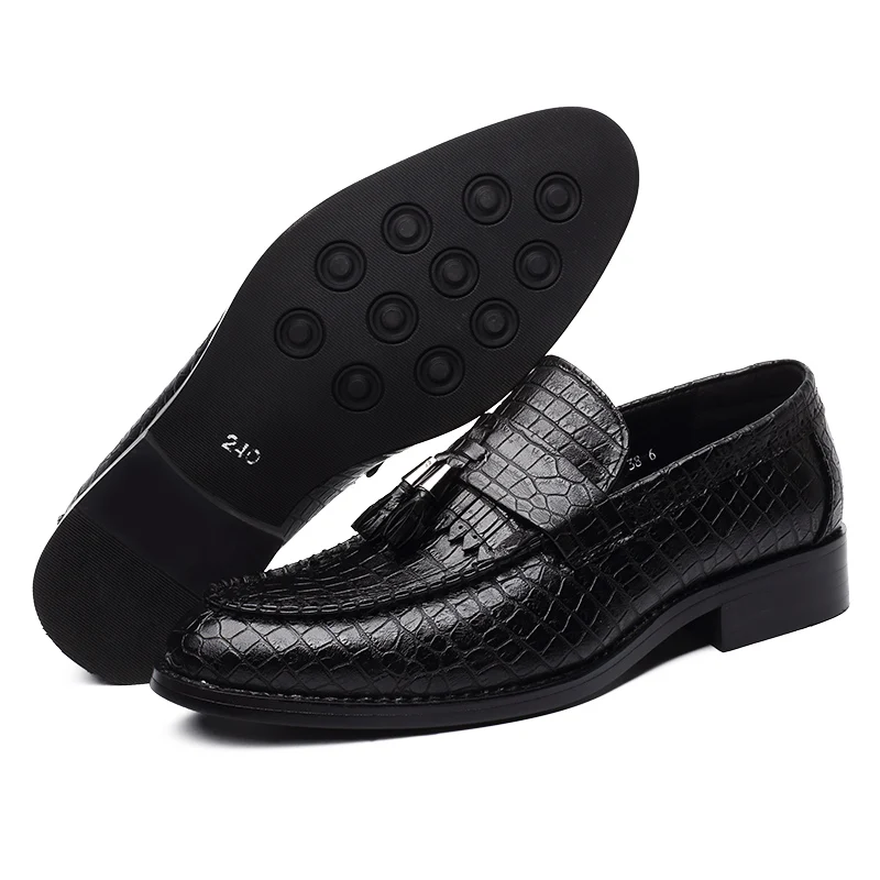 Мужские классические туфли остроносые оксфорды деловая Роскошная обувь для