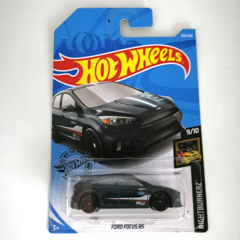 2019-139black Hot Wheels 1:64 Car FORD FOCUS RS Forza Motorsport Collector Edition Metal Diecast Model Cars Kids Toys Gift - Цвет: 2019-139black