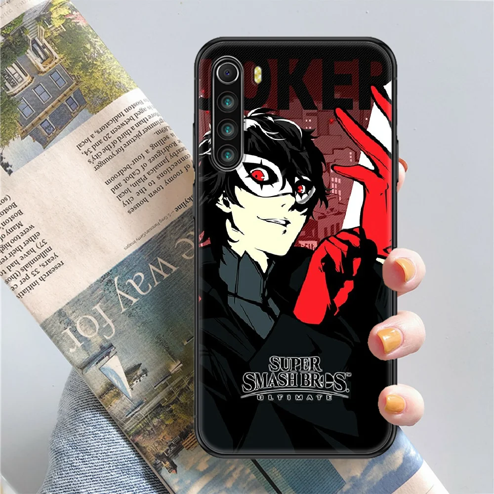

Persona 5 Anime Phone case For Xiaomi Redmi Note 7 7A 8 8T 9 9A 9S 10 K30 Pro Ultra black silicone cell cover trend waterproof