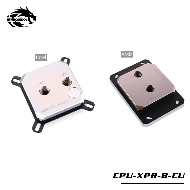 Bykski CPU водный блок полностью металлический струйный микро-канал настольный