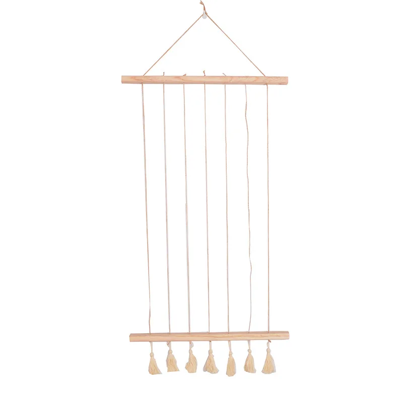 Скандинавский стиль ручной работы DIY фото дисплей деревянная палка подвесная