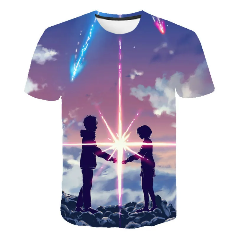 

Popular 3DT casual t-shirts in 2021 Roman animation casual and anime t-shirts punk tee hip-hop t-shirts