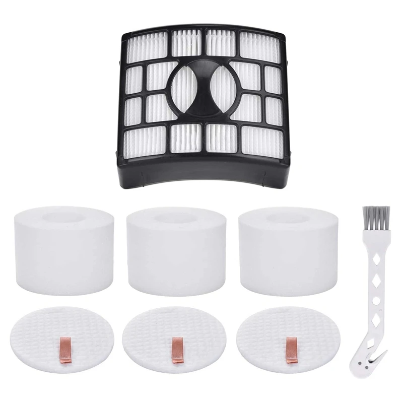 

Clever Dealing for Shark NV680Ukt Filters, 3 Foam Filter &1 HEPA Filter Compatible with NV680 NV683 NV681 NV800Uk NV800