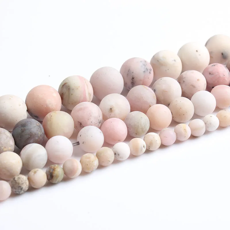 Натуральные ювелирные изделия LanLi 6/8/10/12 мм незакрепленные полированные розовые