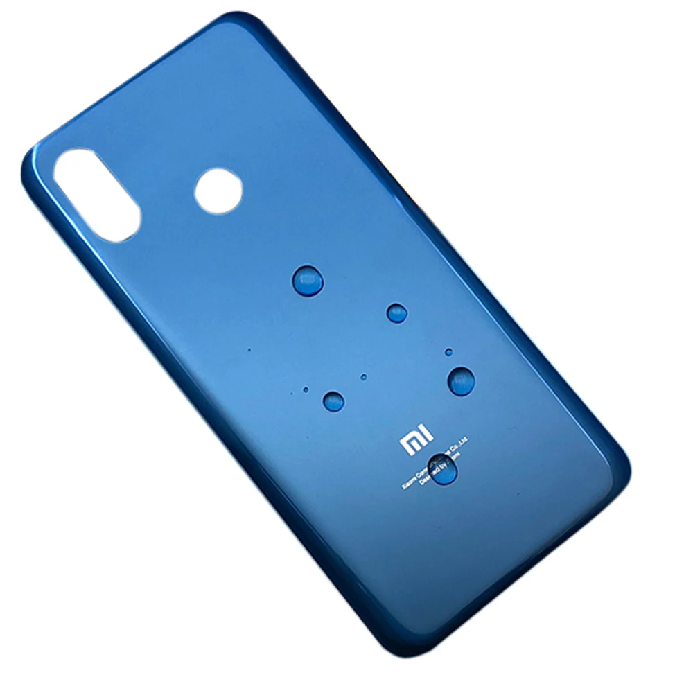 xiaomi mi 8 mi 8 Задняя стеклянная крышка батарейного отсека задняя дверь Корпус чехол mi 8 панель Замена для xiaomi mi 8 с логотипом