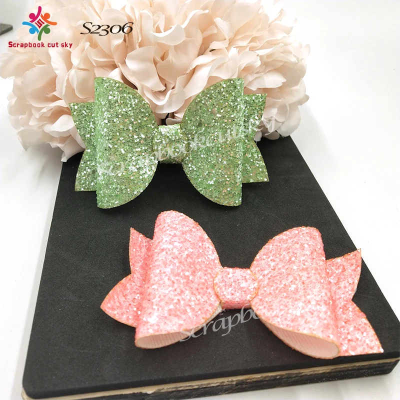 

Green bow wooden die cutting accessories wooden die Regola Acciaio Die Misura ,S2306