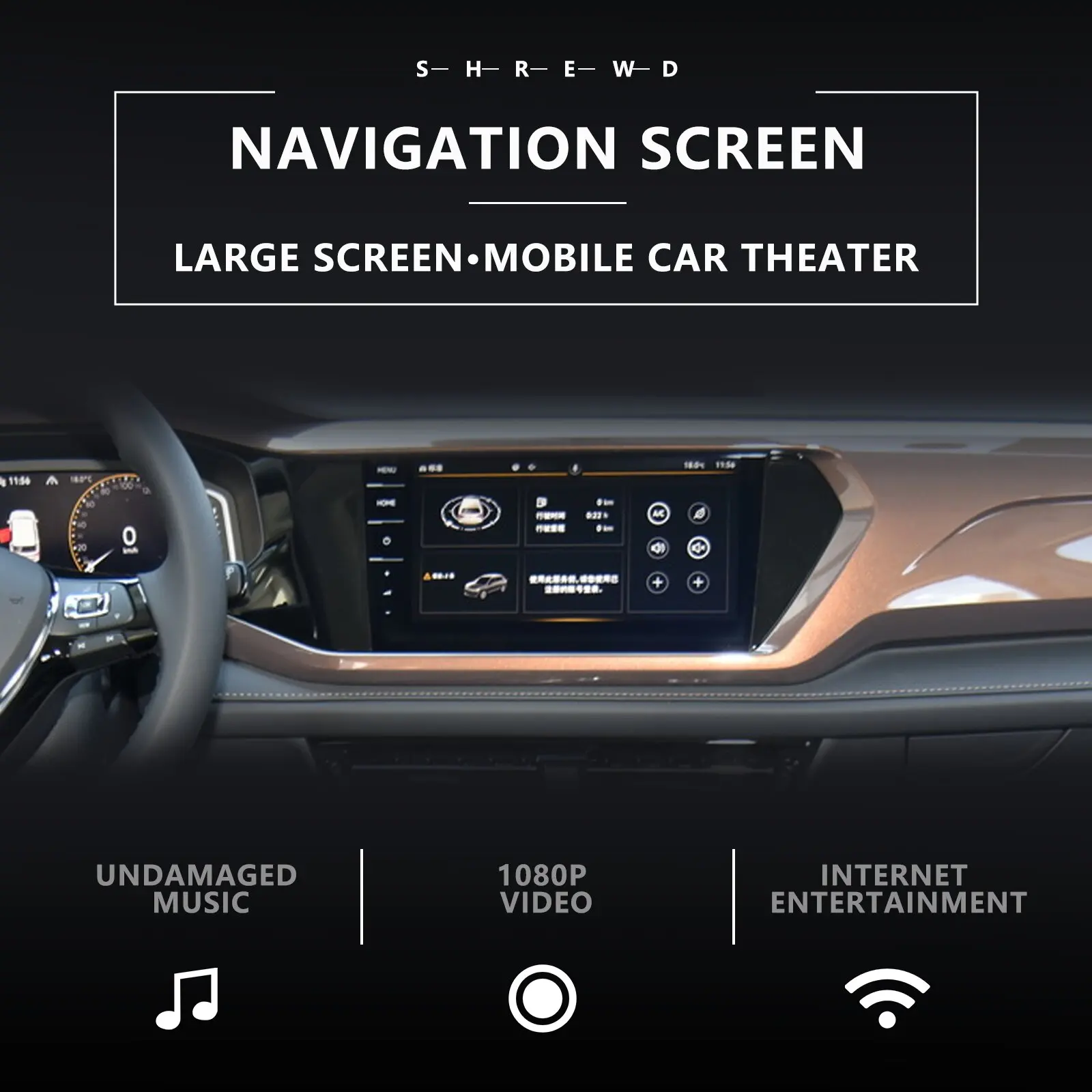 저렴한 지프 랭글러에 대 한 자동차 라디오 2018-2020 멀티미디어 비디오 플레이어 탐색 GPS 무선 안 드 로이드 CarPlay 애플 Mutifunctional 라디오