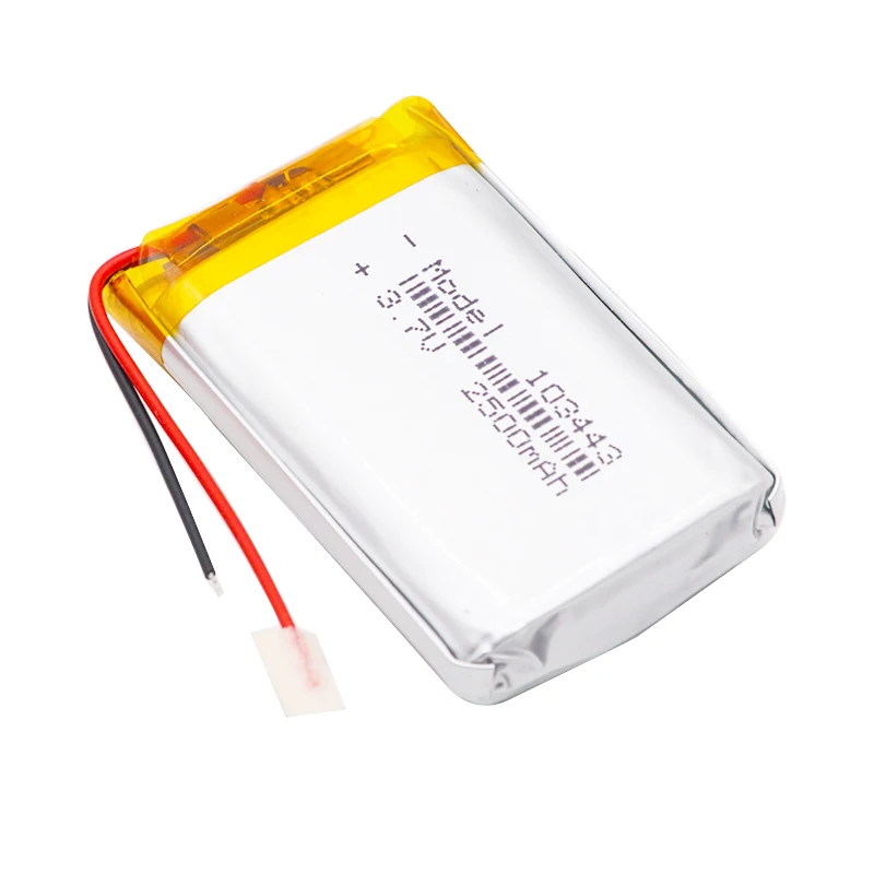 Литий полимерный аккумулятор 3 7 в 2 шт. 103443 2500 мАч игровой автомат MP3 MP4 MP5 литиевый