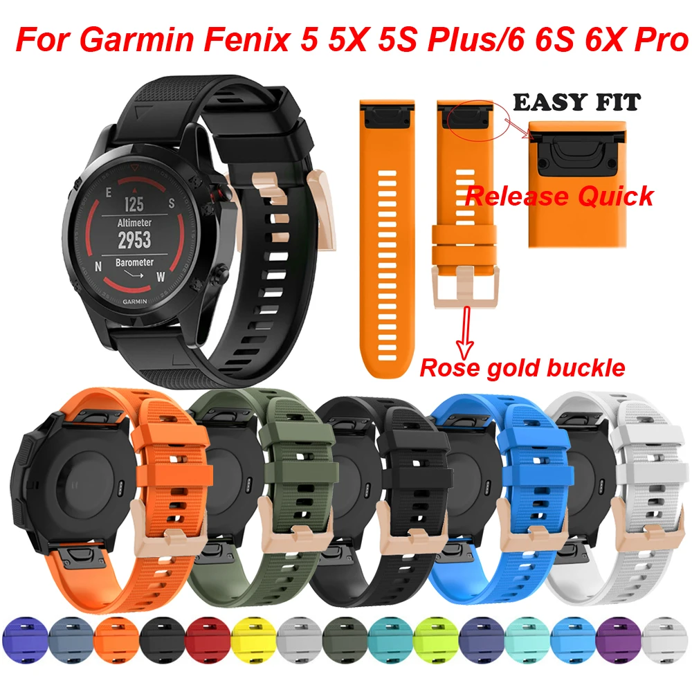 Фото Ремешок для наручных часов Garmin Fenix 6s pro 6X 6 5X 5S Plus 935 3HR быстросъемный силиконовый Ремешок для наручных часов Garmin Fenix 6s pro 6X 6 5X 5S Plus 935 3HR быстросъемный силиконовый