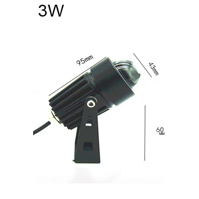 

Outdoor LED Spotlight Waterproof Wall Lamp Narrow Beam Angle LED Floodlight 3W 10W 110-240V 12V Long Distance Wall Washer Lamp