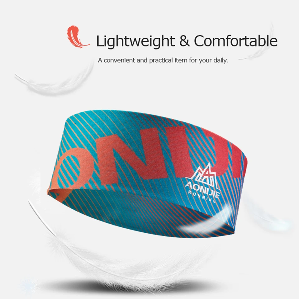 Повязка на голову AONIJIE для спорта фитнеса езды велосипеде бега тренировок