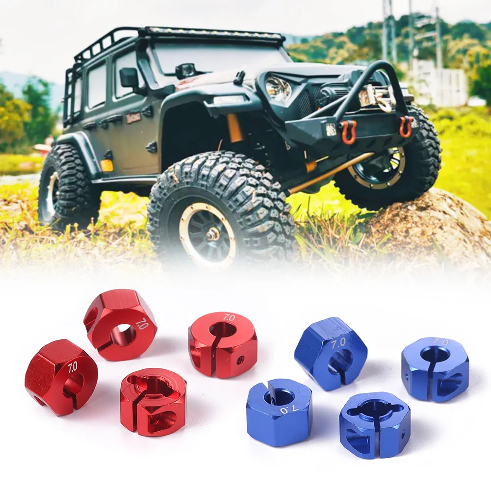 

Набор адаптеров ступицы колеса из алюминиевого сплава толщиной 7 мм, 4 шт., комбайнер ступицы колеса, шестигранный адаптер для модели автомоб...