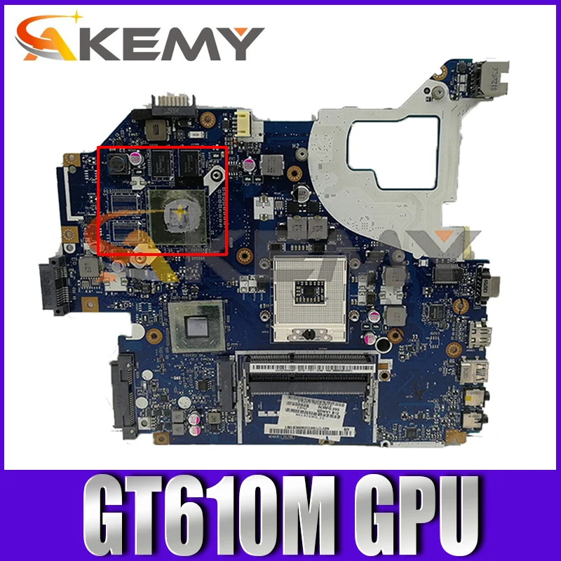 

AKEMY laptop motherboard for ACER Aspire E1-571G V3-571G V3-571 NBM6B11001 Q5WV1 LA-7912P GT610M GPU HM77 PGA989 DDR3