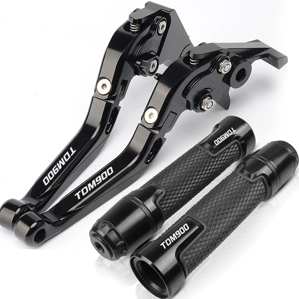

For YAMAHA TDM 900 2004-2014 TDM900 2005 2006 2007 2008 Motorcycle Adjustable Foldable Brake Clutch Levers and Handlebar Grips