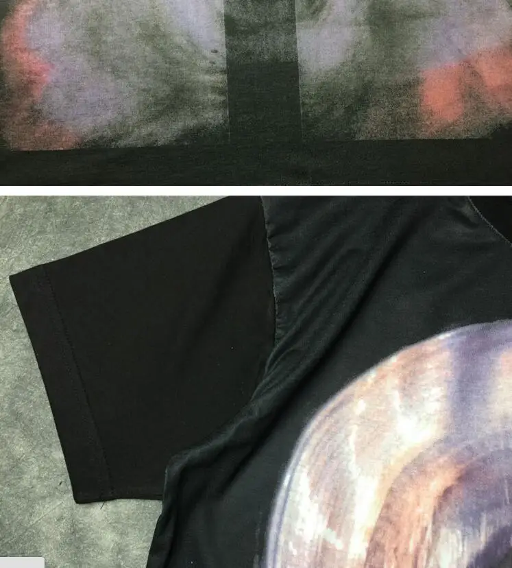 

Men New High 19ss Virgin Mary Halo Cross T Shirts T-Shirt Hip Hop Skateboard Street Cotton T-Shirts Tee Top #39