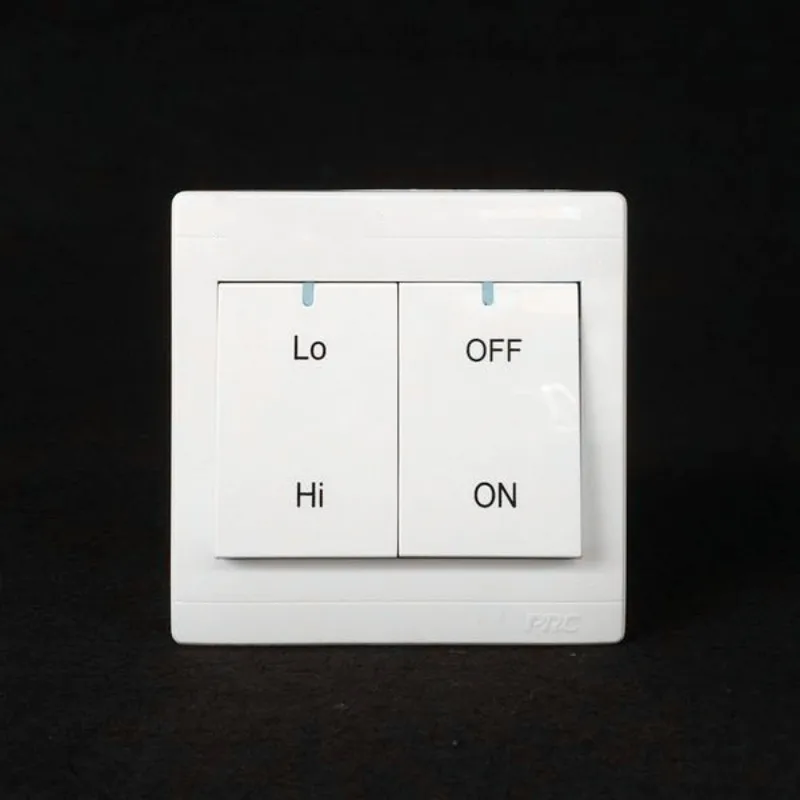 Вентилятор для вытяжки PVC Pure Cooper с переключателем скорости 2-х режимный настенный вентилятор 85*85 мм для аксессуаров каналов с ночным режимом.