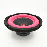 1pc 6 5 inch high power bass speaker 200w 4 ohm car audio long stroke subwoofer magnetic auto hifi diy assembly woofer red