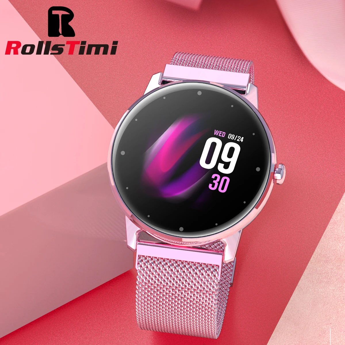 

Rollstimi P67 Waterproof Smart Watch Women Men's Bracelet Fashion Sports Heart Rate Monitor Sleep Monitoring Multifunction Watch