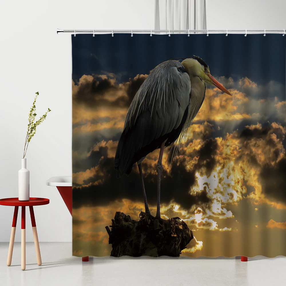 

Animal Shower Curtain Set Bear Curtain Blackout Curtains For Bedroom Home Bathroom Decoration Waterproof Polyester Fabric