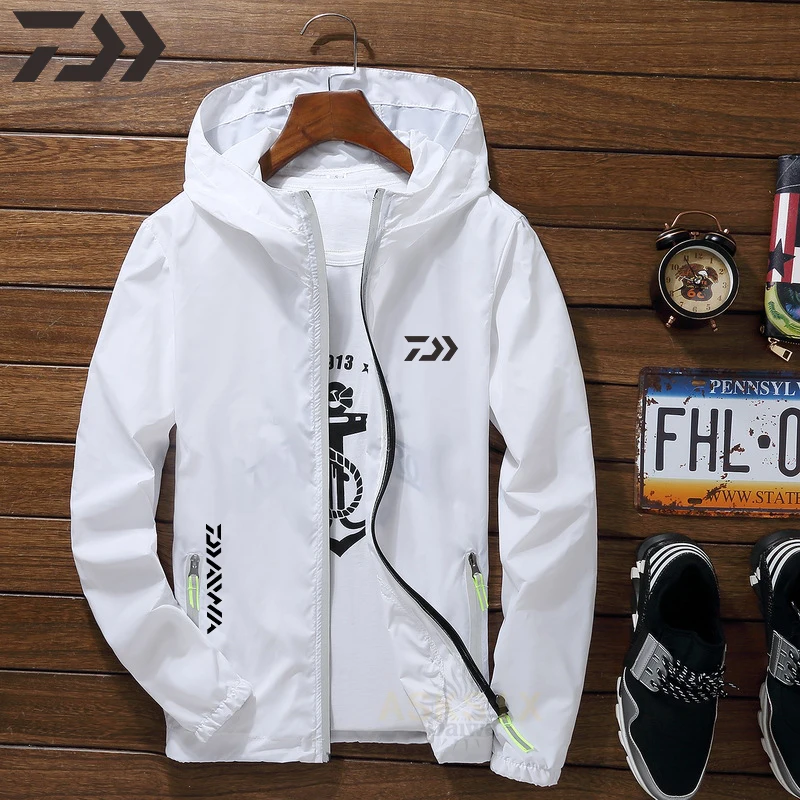 Куртка рыболовная Daiwa Солнцезащитная мужская Тонкая дышащая быстросохнущая