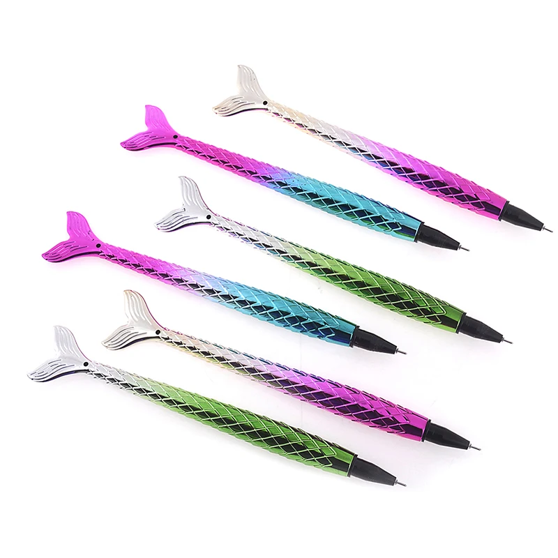 

1 шт. Русалка Шариковая ручка для школы поставить шариковая творческие новые офисные подарочные канцелярские принадлежности для укладки во...