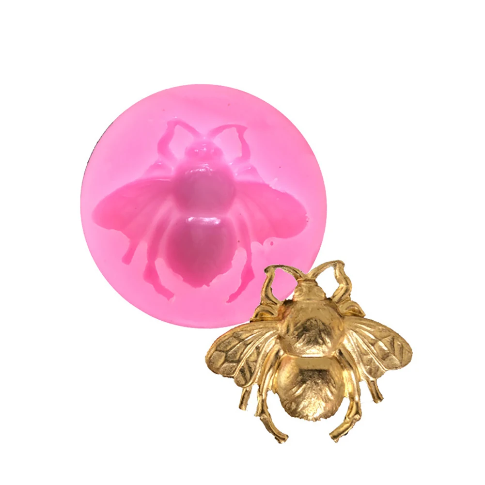 Форма для выпечки из пищевого силикона в виде пчелы глины рукоделия инструмент