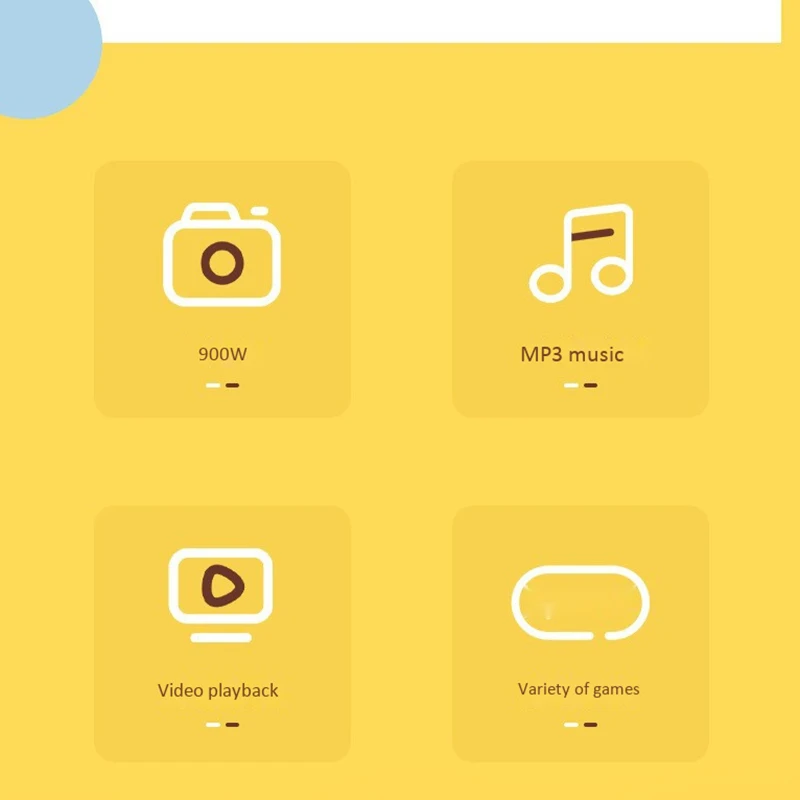 

Kids Digital Camera 2 Inch HD Screen Chargable Cartoon Toys Outdoor Photography Props for Child Birthday Gift