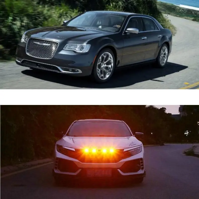 Car Accessories Grille Light Lamp For Chrysler 300 300c 300m GRAND VOYAGER 5 NEON aspen concorde crossfire pacifica prowler